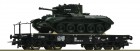 67429 Roco Heavy duty Flat car with tank Cromwell